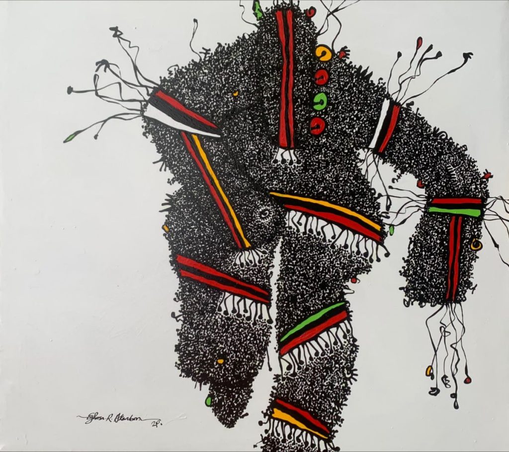 Afro-Acrobato: A Vibrant Tribute to Esan Masquerade Tradition